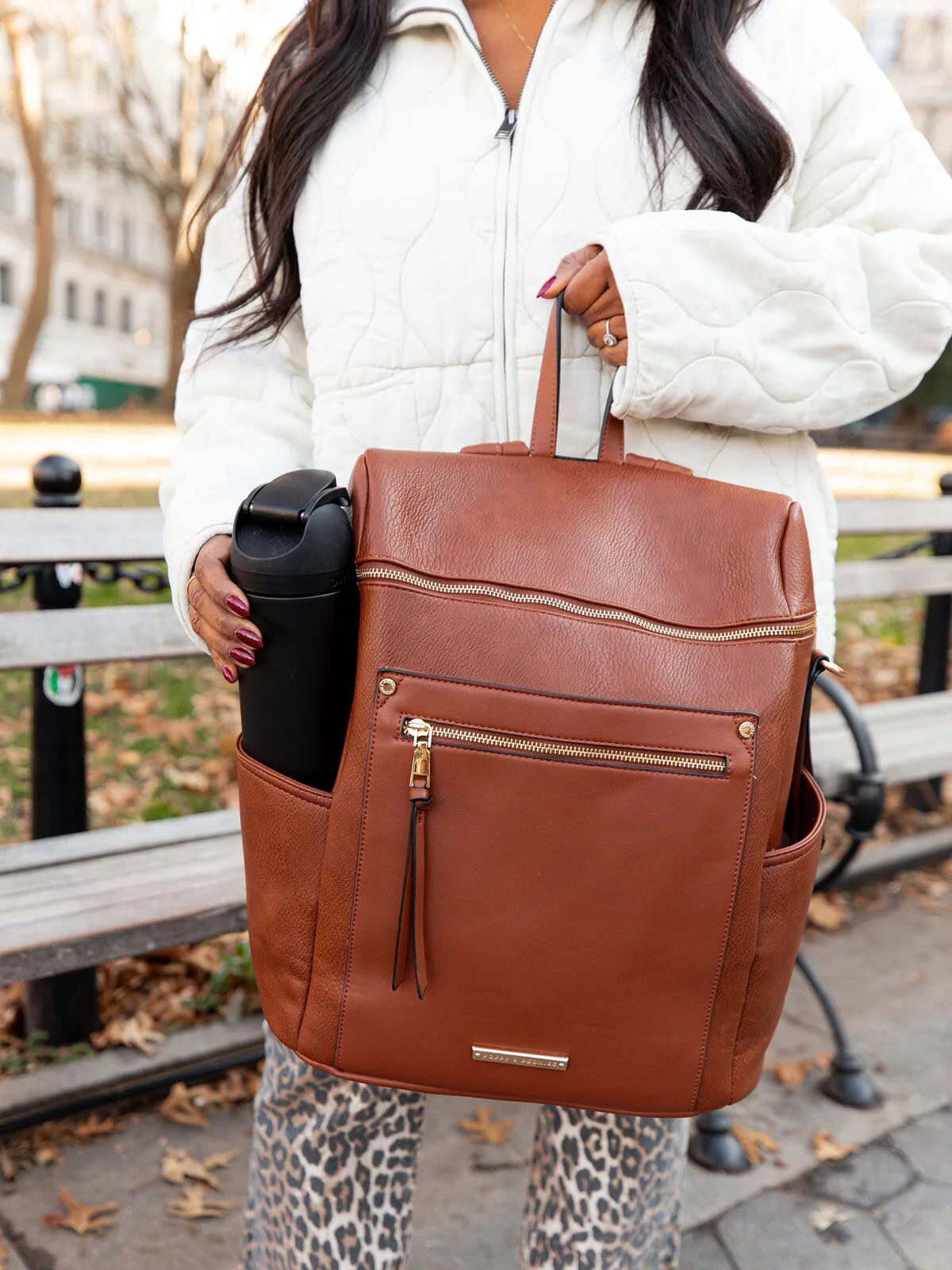 Commuter Backpack chestnut - Image 9
