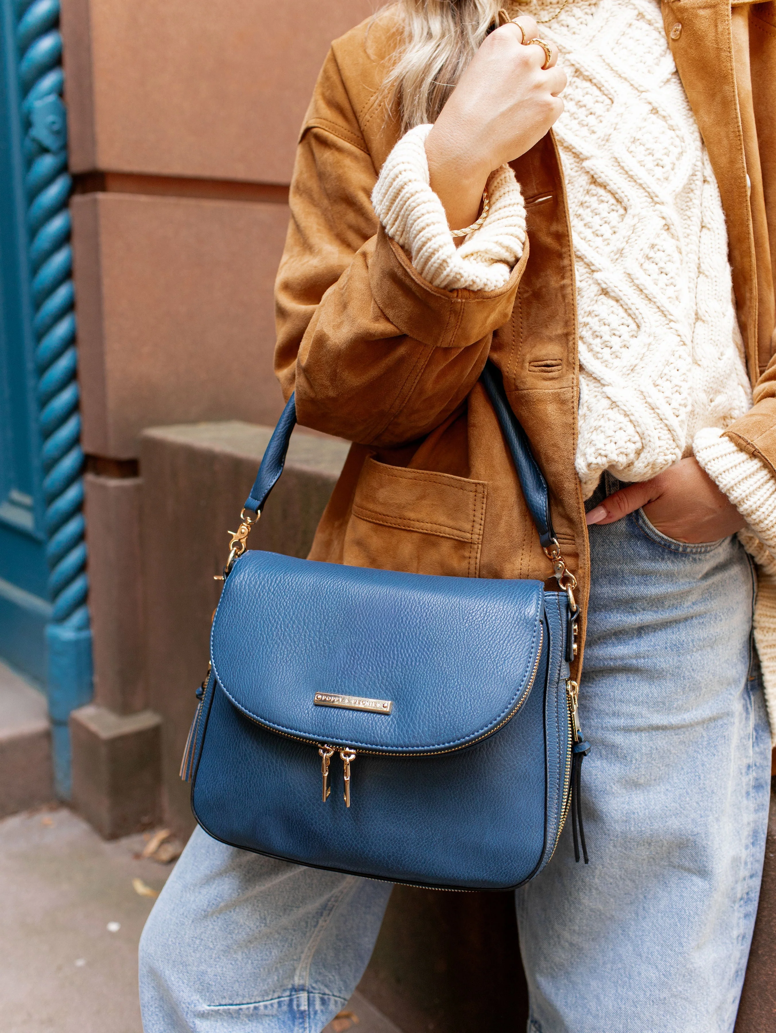 DOWNTOWN CROSSBODY Navy - Image 3