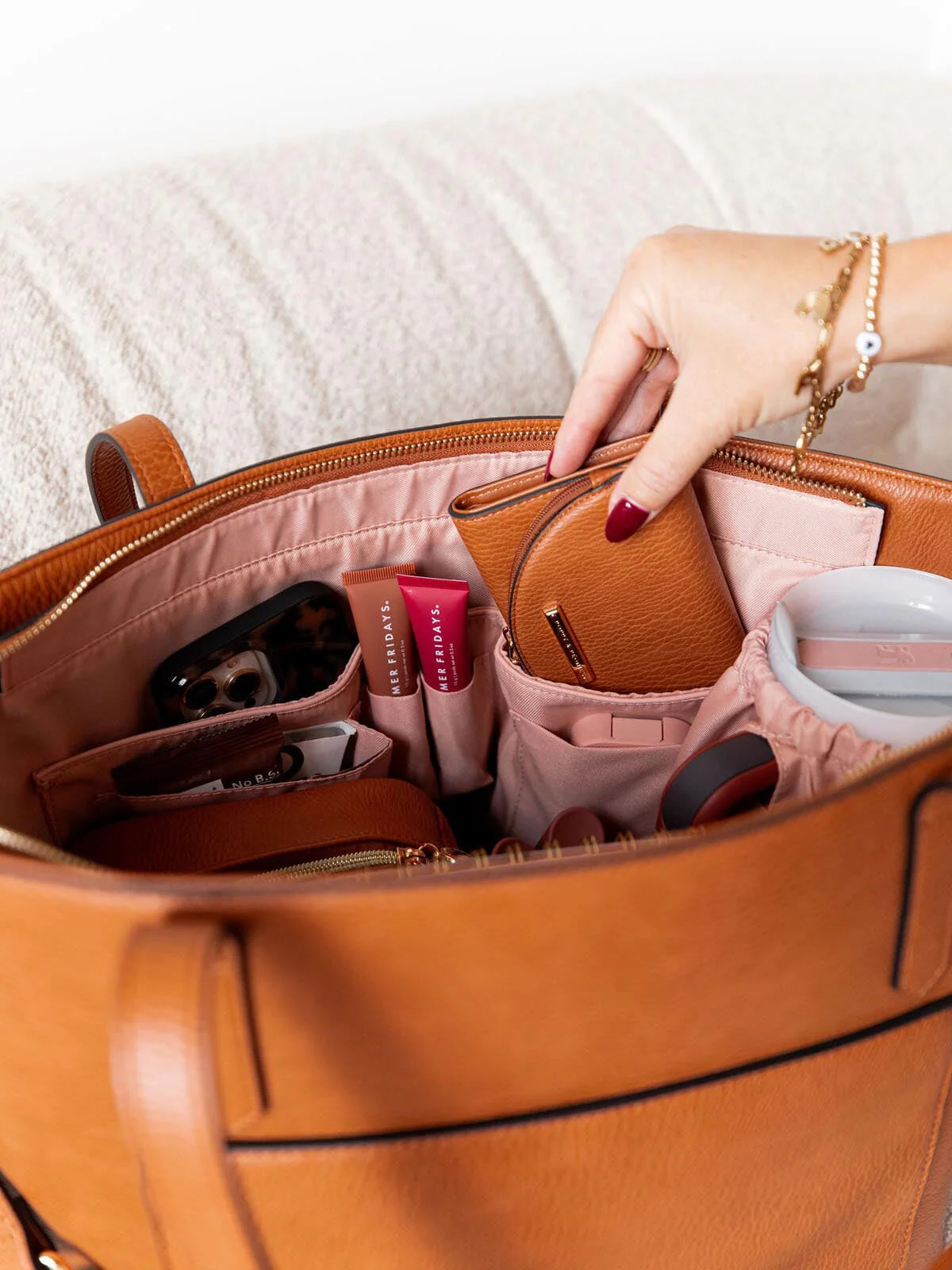 Go-Getter Tote Cognac - Image 16