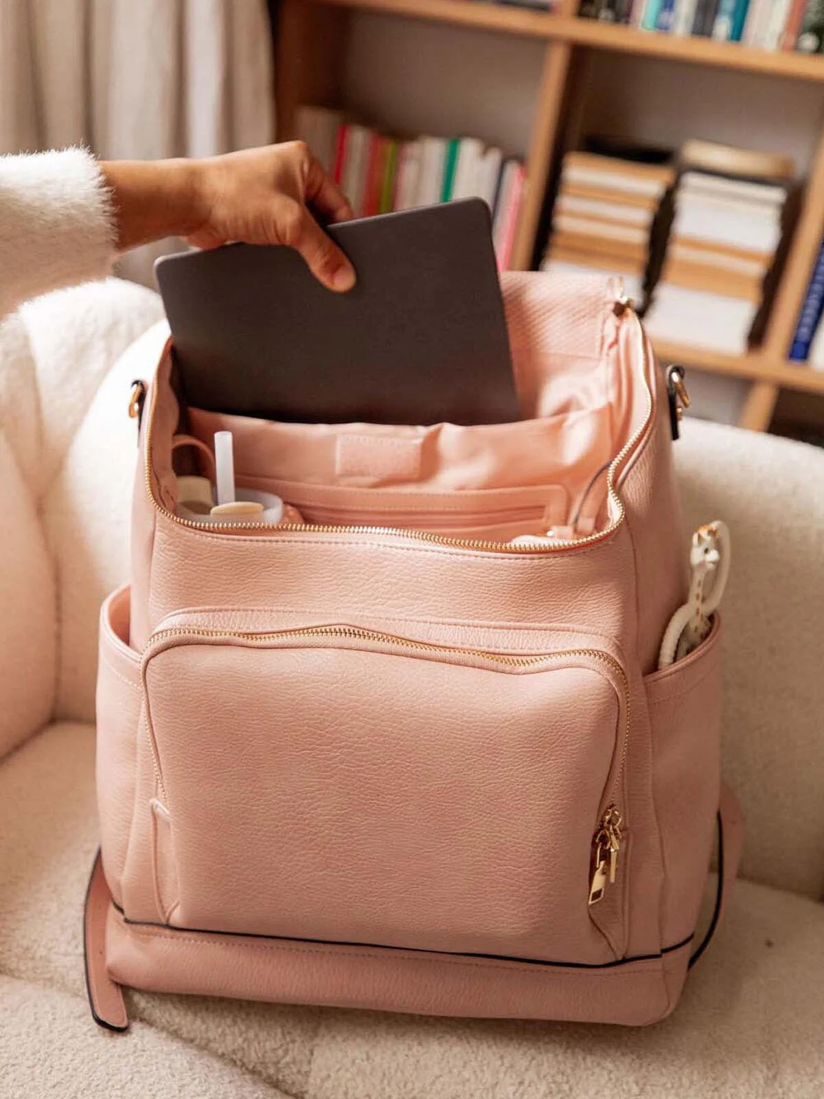 Lullaby Diaper Backpack Blush - Image 14
