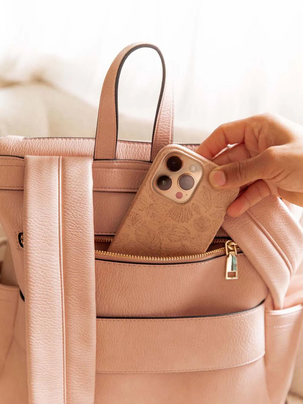 Lullaby Diaper Backpack Blush - Image 18