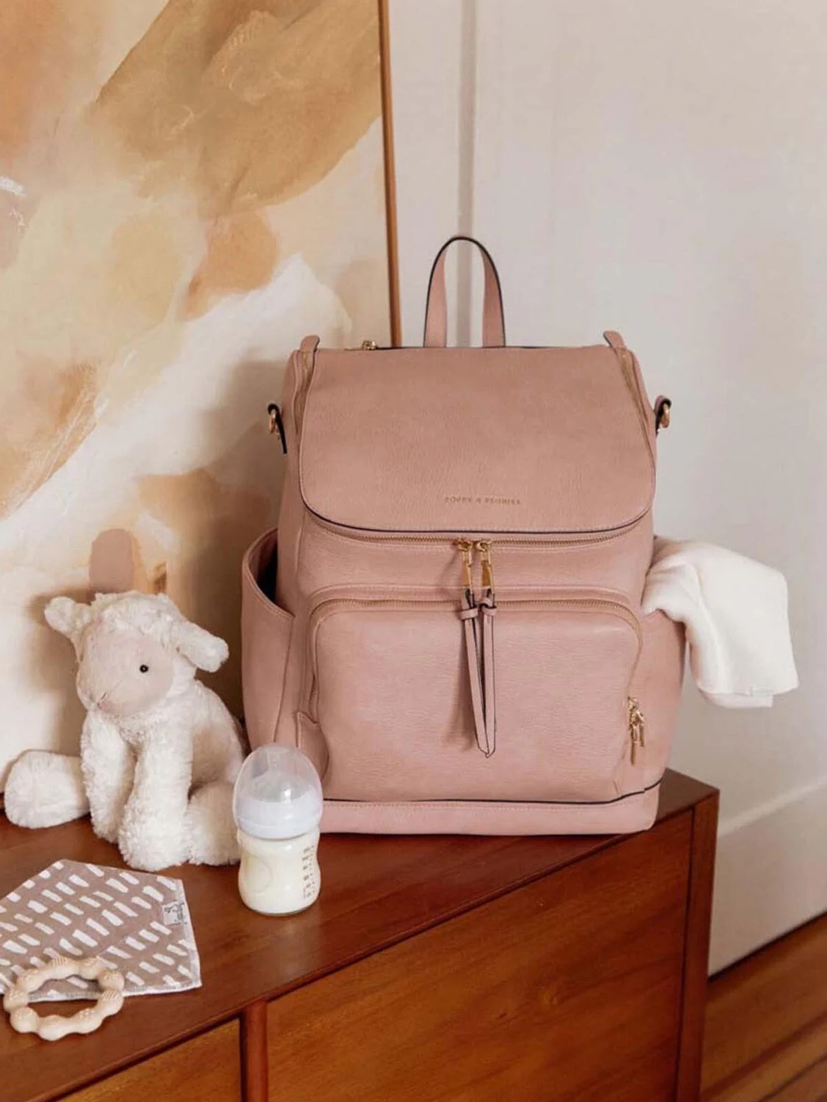 Lullaby Diaper Backpack Blush - Image 7