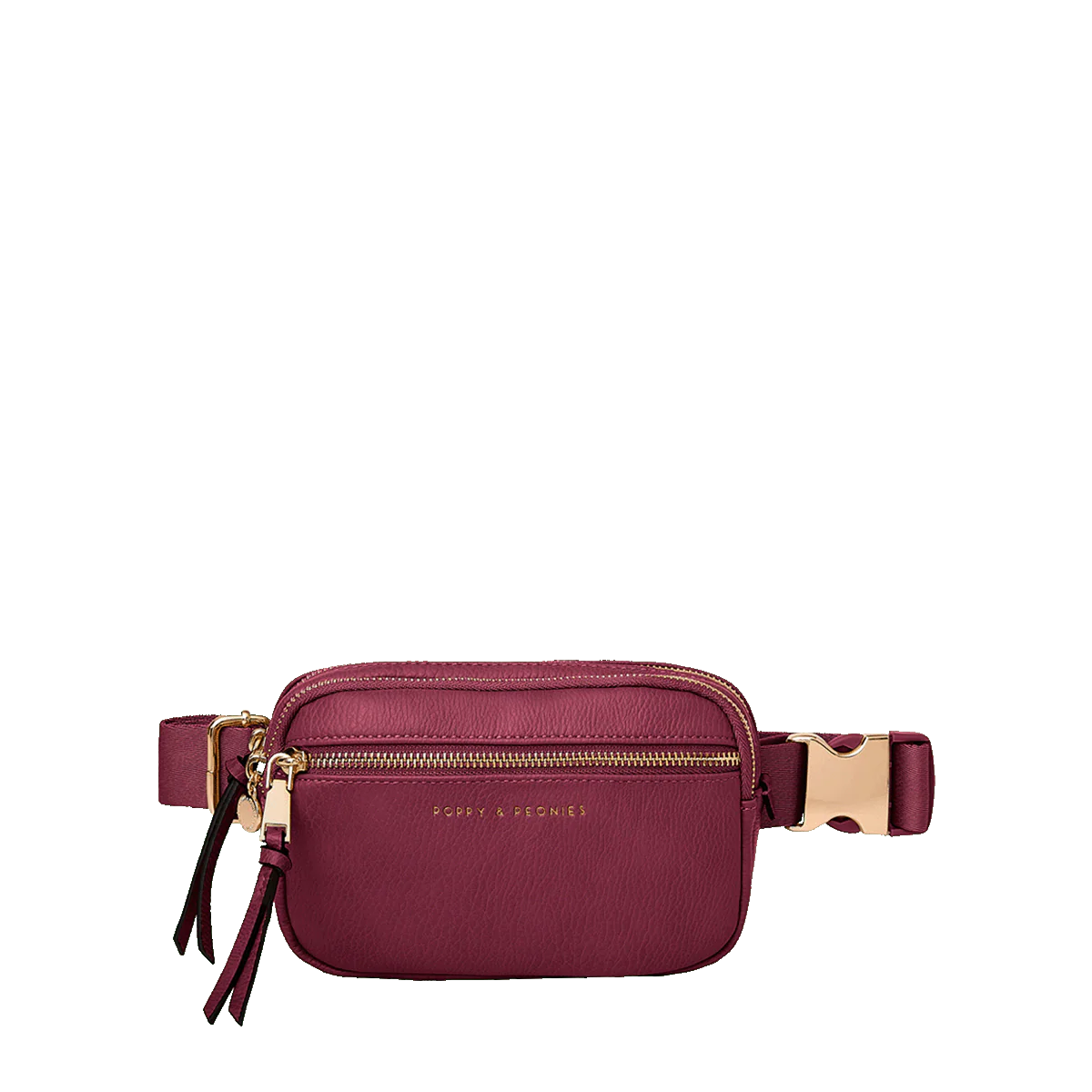 On The Run Belt Bag Vegan Leather Berry