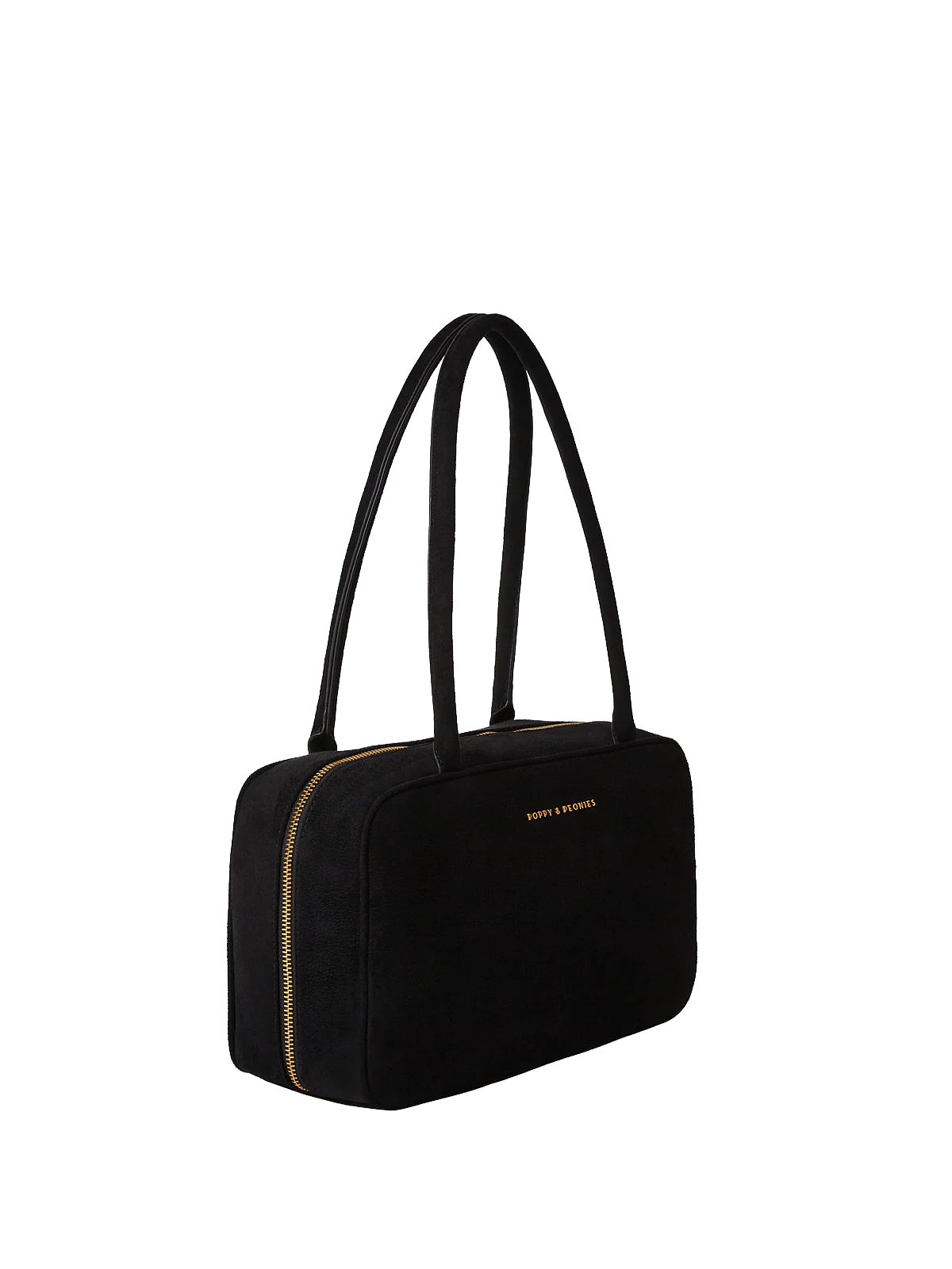 The Darling Satchel Black Suede - Image 11