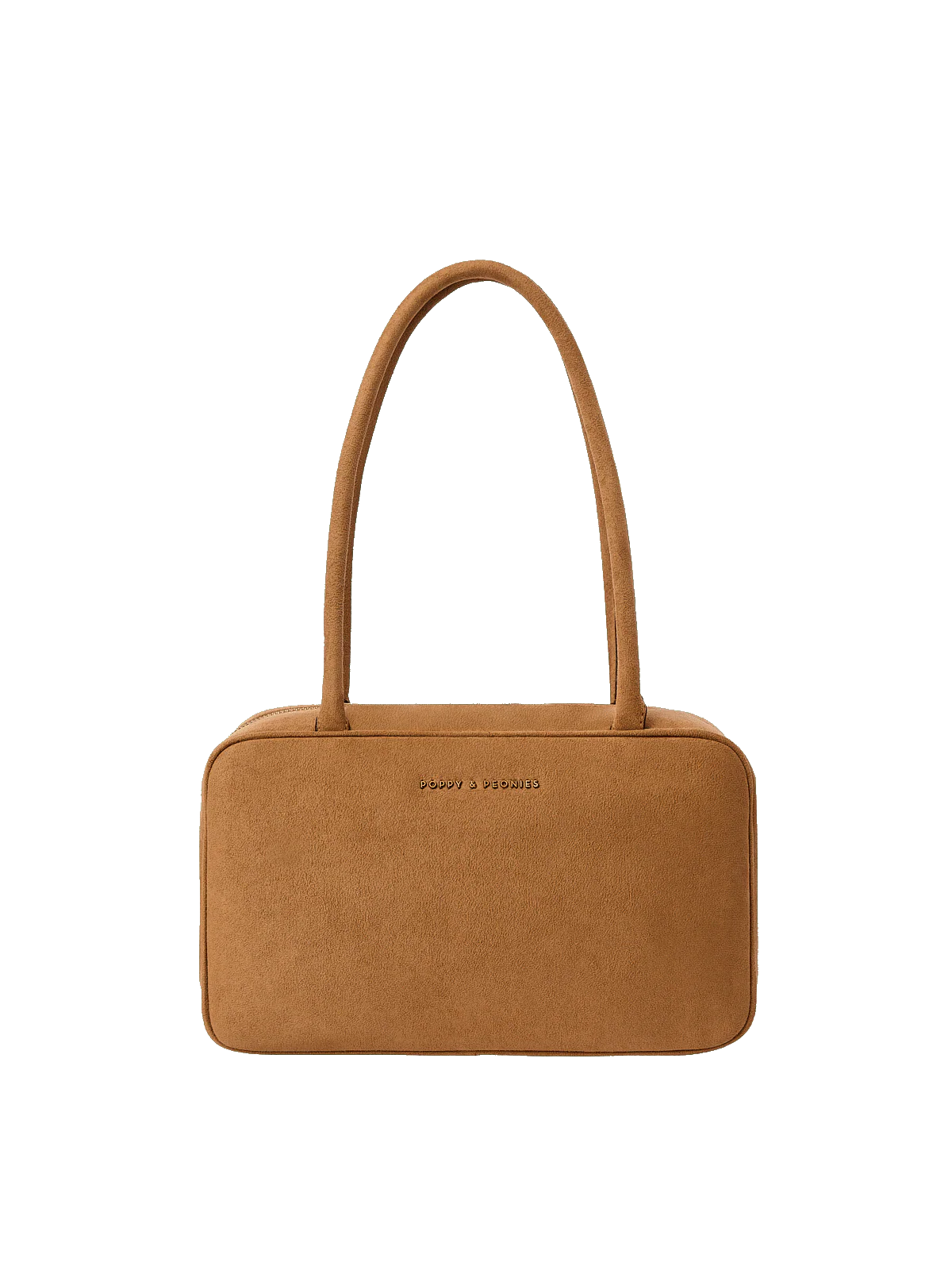 The Darling Satchel Cognac Suede
