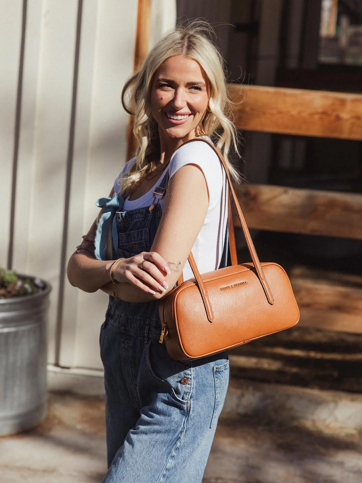The Friday Satchel Cognac - Image 5