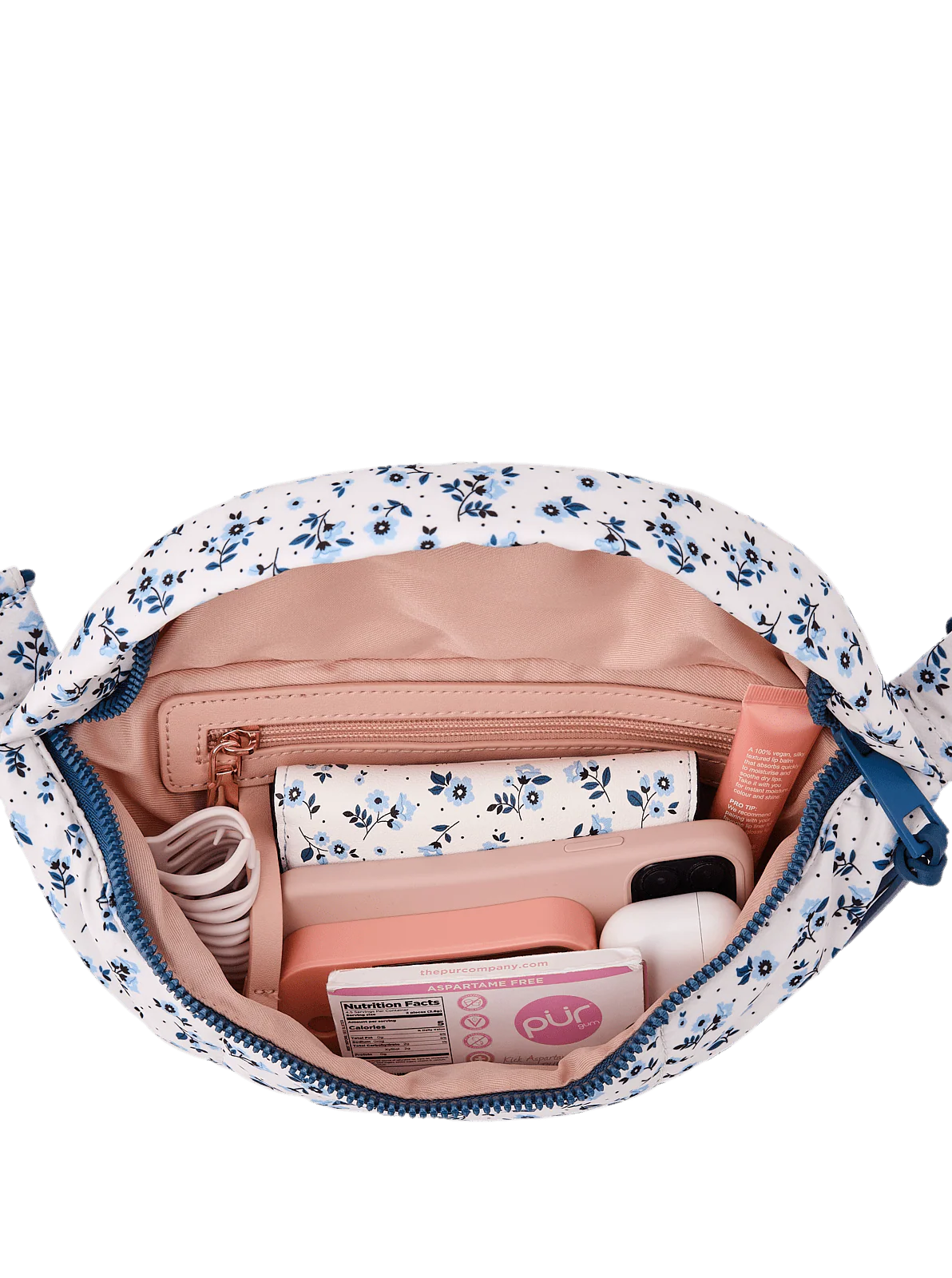 The Sidekick Nylon Blue Floral - Image 6