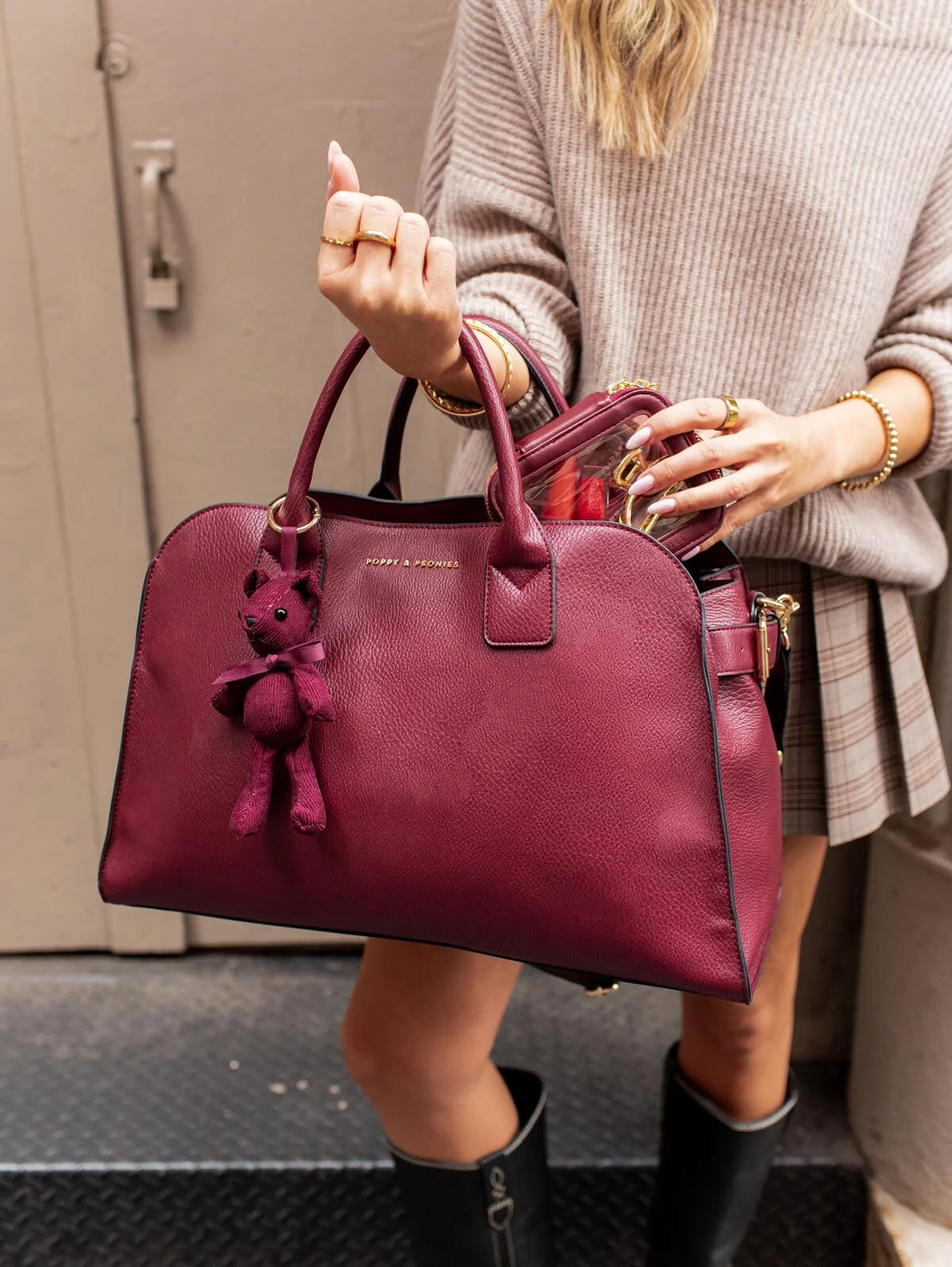 Uptown Tote Berry - Image 13