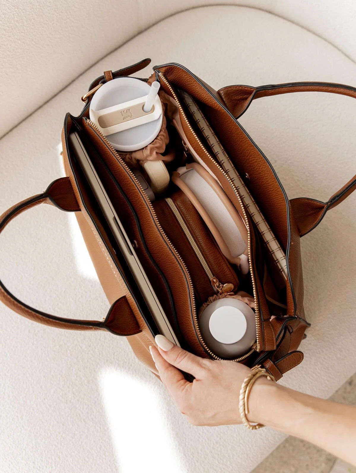 Uptown Tote Chestnut - Image 3