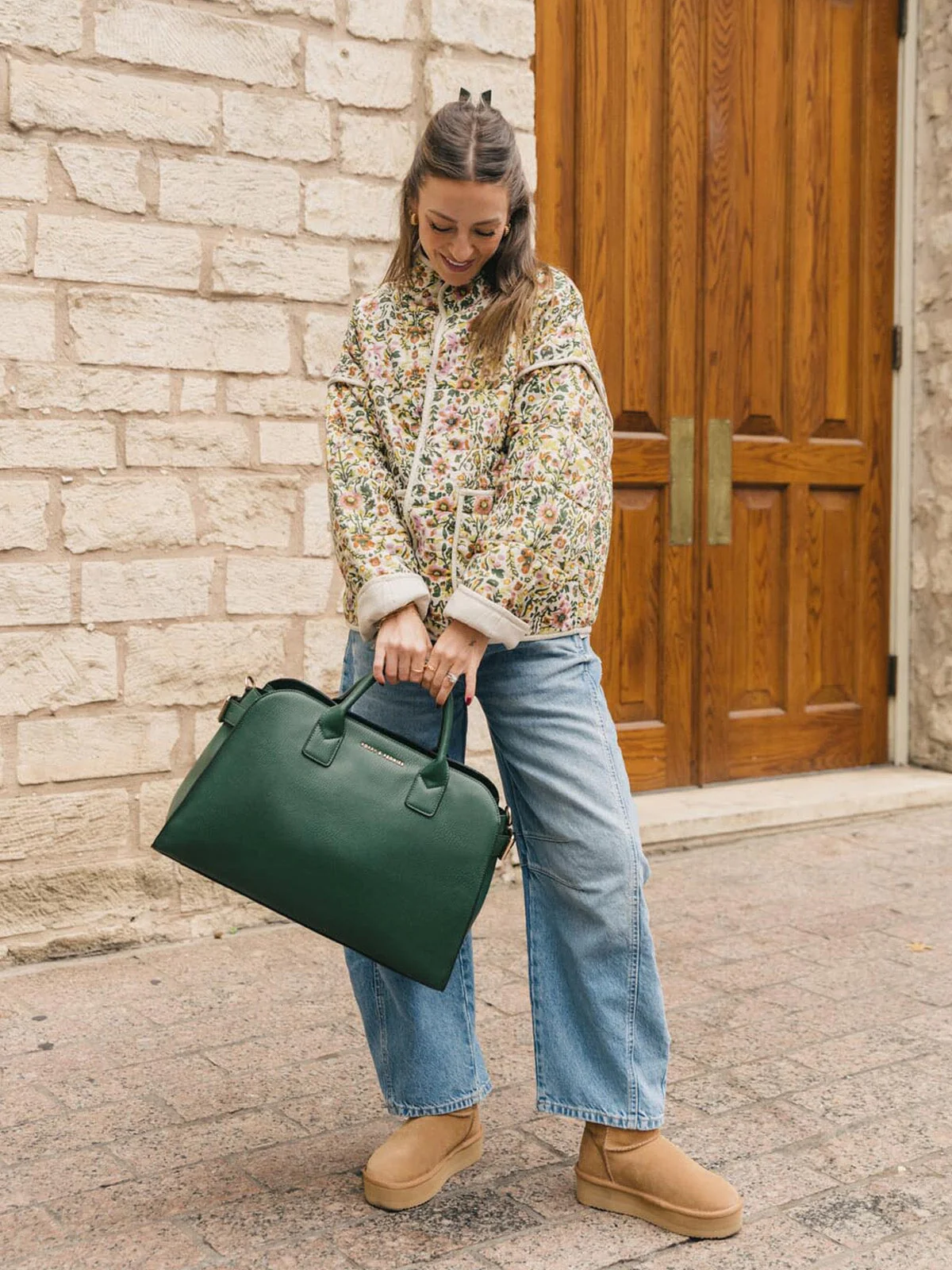 Uptown Tote Heritage Green - Image 4