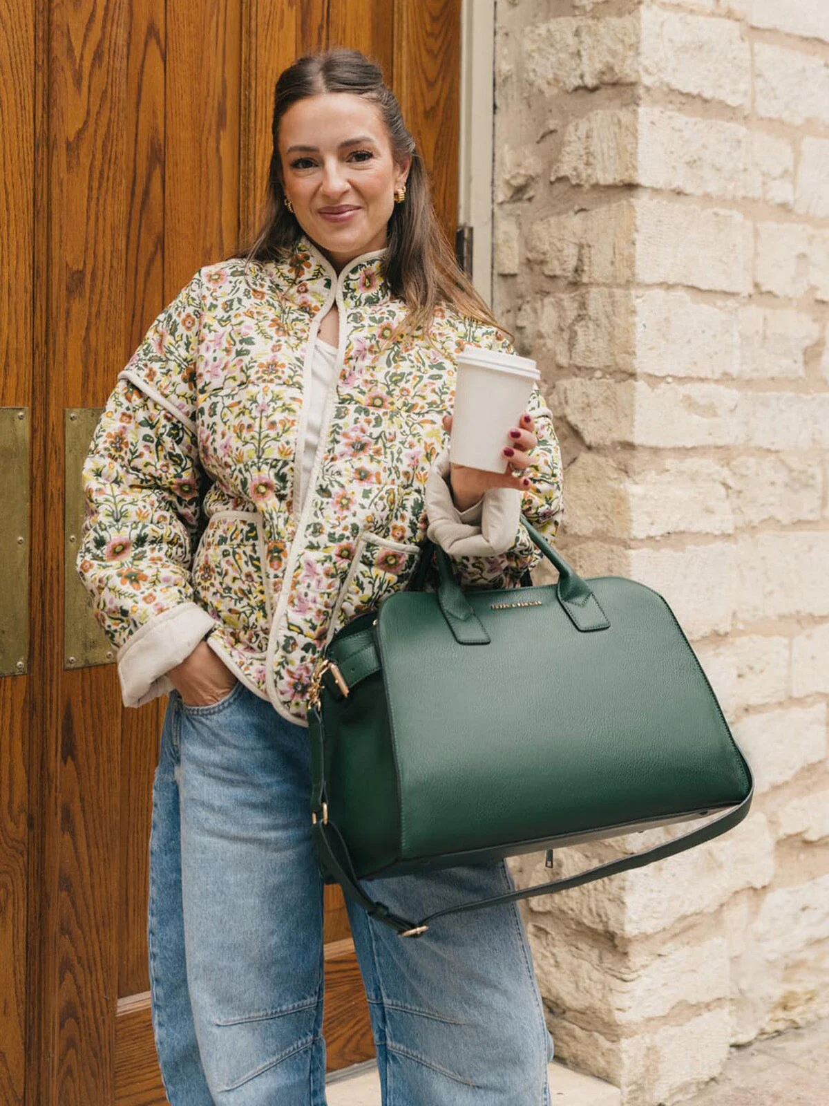 Uptown Tote Heritage Green - Image 9
