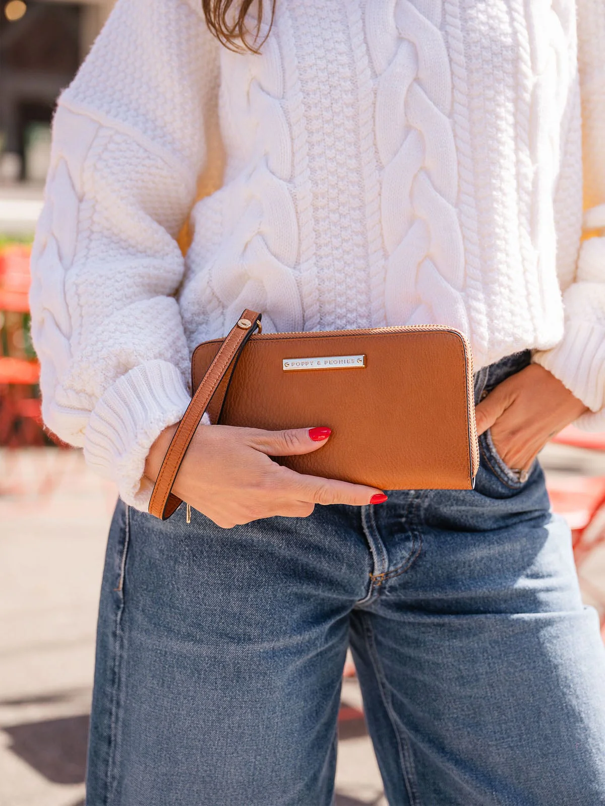 ESSENTIAL WALLET cognac - Image 4